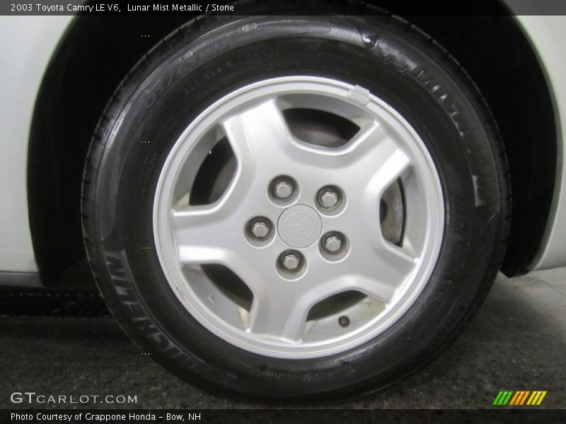 Lunar Mist Metallic / Stone 2003 Toyota Camry LE V6