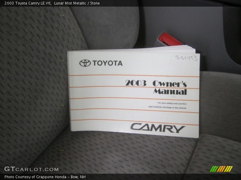 Lunar Mist Metallic / Stone 2003 Toyota Camry LE V6