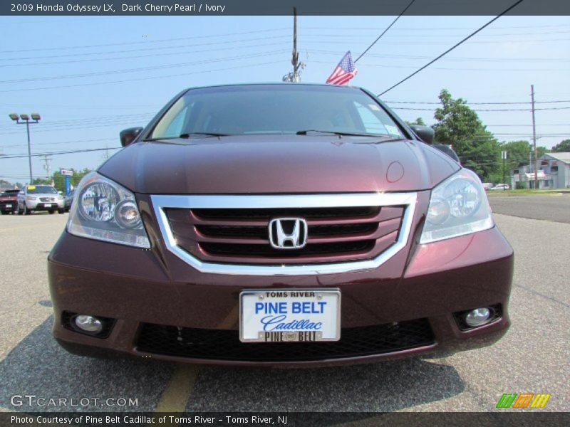 Dark Cherry Pearl / Ivory 2009 Honda Odyssey LX