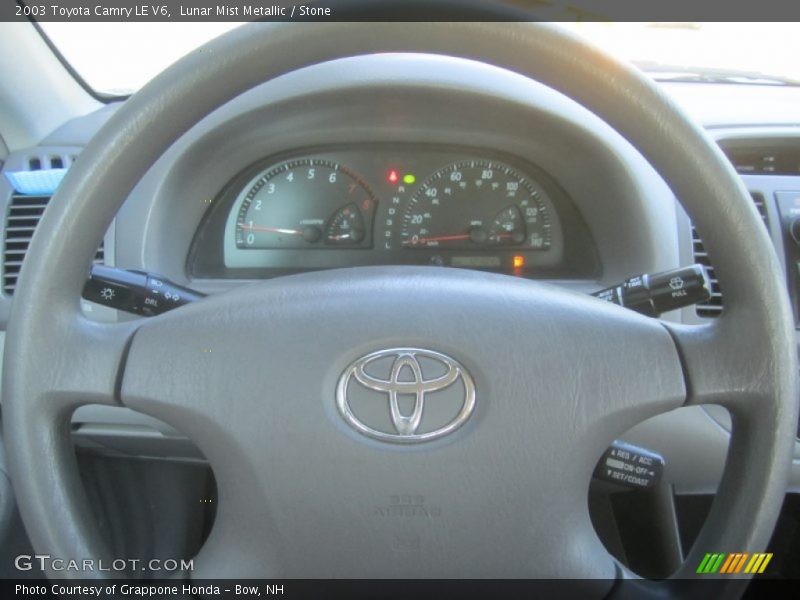 Lunar Mist Metallic / Stone 2003 Toyota Camry LE V6