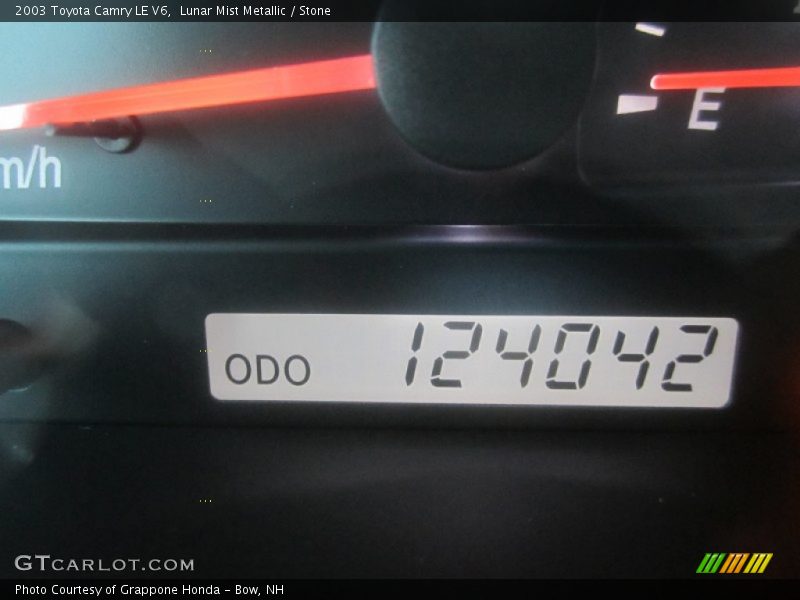 Lunar Mist Metallic / Stone 2003 Toyota Camry LE V6