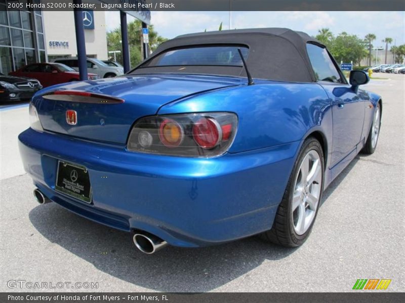 Laguna Blue Pearl / Black 2005 Honda S2000 Roadster
