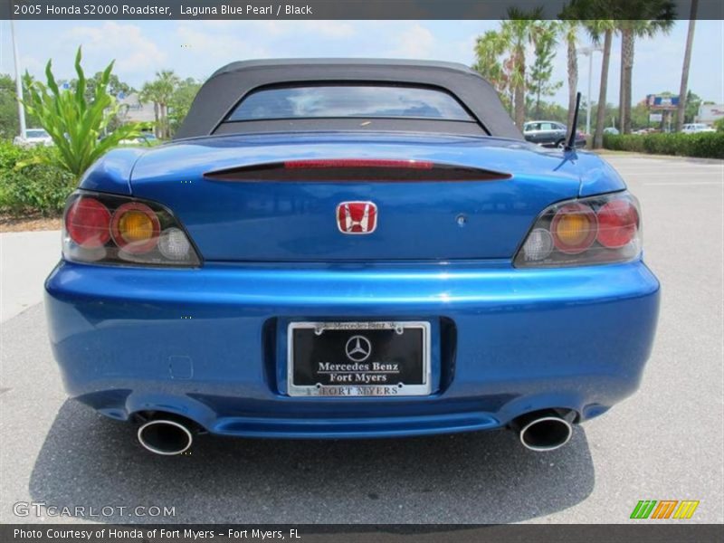 Laguna Blue Pearl / Black 2005 Honda S2000 Roadster