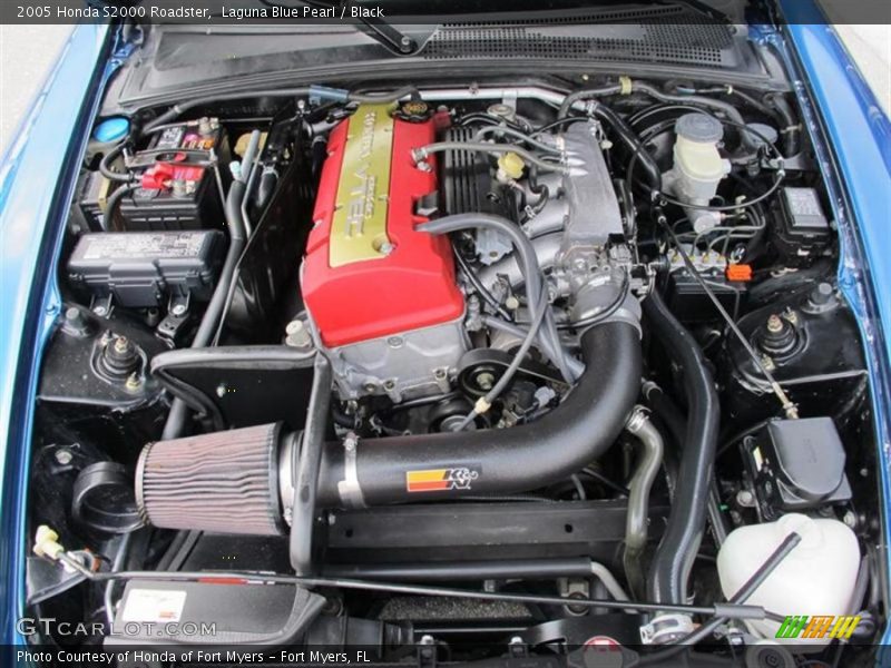 Laguna Blue Pearl / Black 2005 Honda S2000 Roadster
