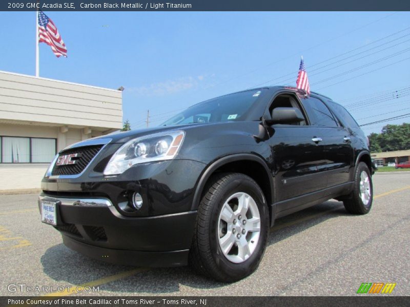 Carbon Black Metallic / Light Titanium 2009 GMC Acadia SLE