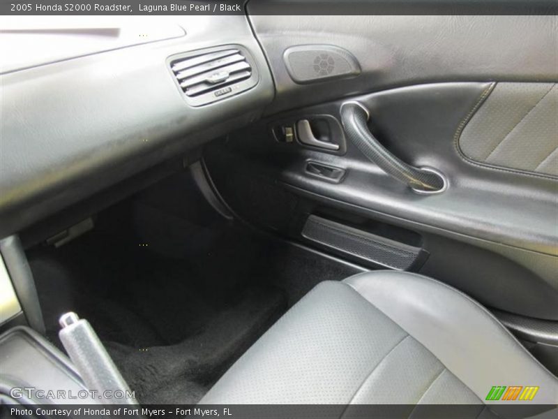 Laguna Blue Pearl / Black 2005 Honda S2000 Roadster