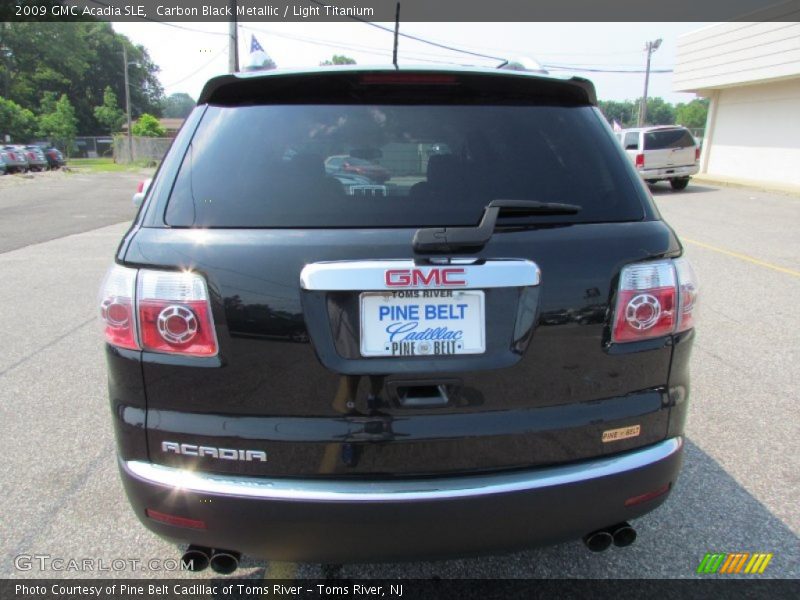 Carbon Black Metallic / Light Titanium 2009 GMC Acadia SLE