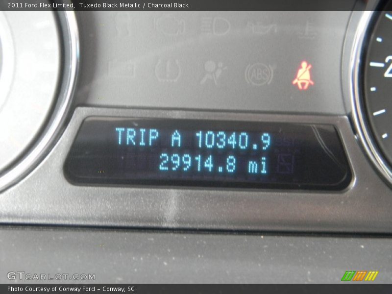 Tuxedo Black Metallic / Charcoal Black 2011 Ford Flex Limited