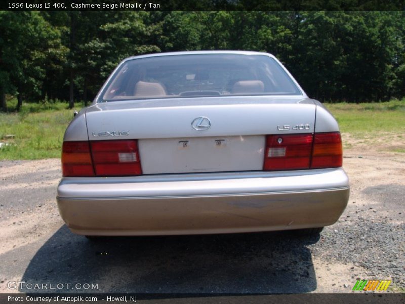 Cashmere Beige Metallic / Tan 1996 Lexus LS 400