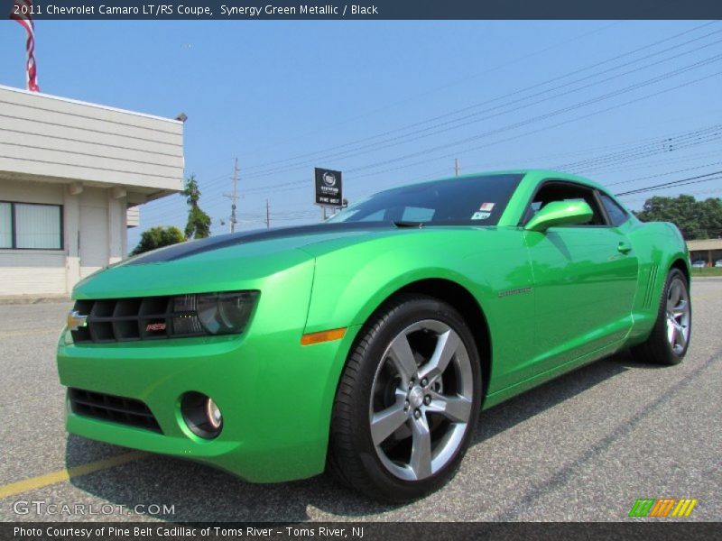 Synergy Green Metallic / Black 2011 Chevrolet Camaro LT/RS Coupe