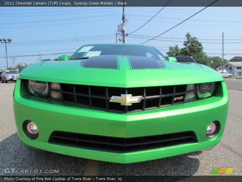 Synergy Green Metallic / Black 2011 Chevrolet Camaro LT/RS Coupe