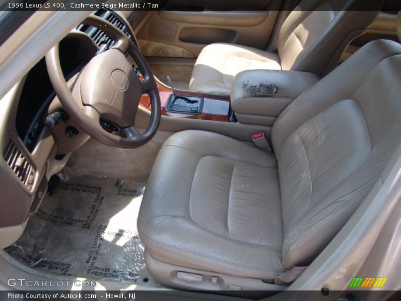 Cashmere Beige Metallic / Tan 1996 Lexus LS 400