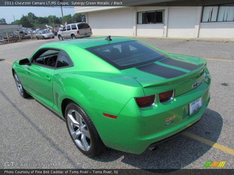 Synergy Green Metallic / Black 2011 Chevrolet Camaro LT/RS Coupe