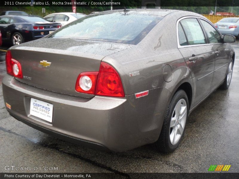 Mocha Steel Metallic / Cocoa/Cashmere 2011 Chevrolet Malibu LS