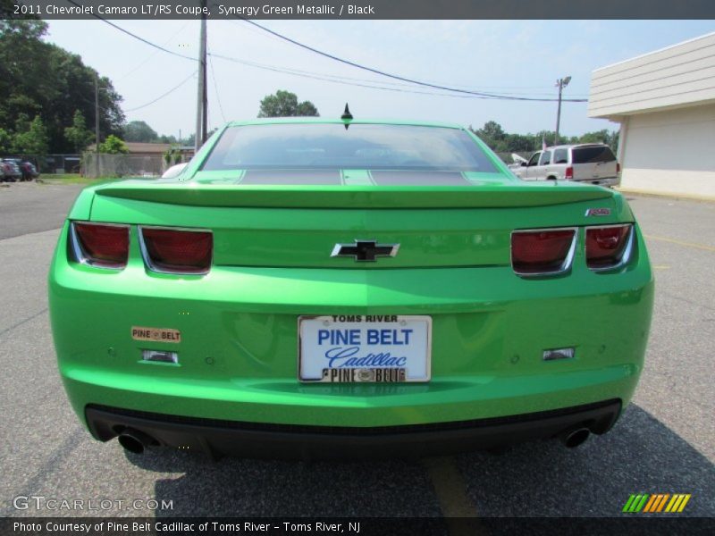 Synergy Green Metallic / Black 2011 Chevrolet Camaro LT/RS Coupe