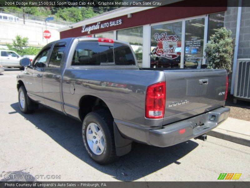 Graphite Metallic / Dark Slate Gray 2004 Dodge Ram 1500 SLT Sport Quad Cab 4x4