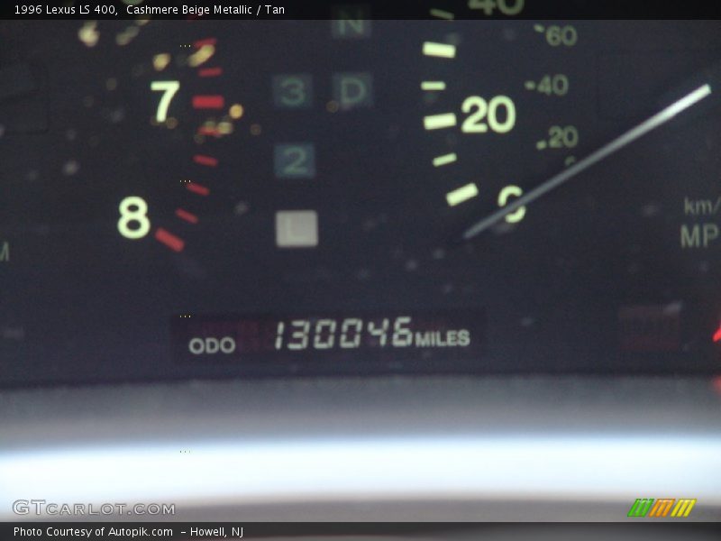 Cashmere Beige Metallic / Tan 1996 Lexus LS 400