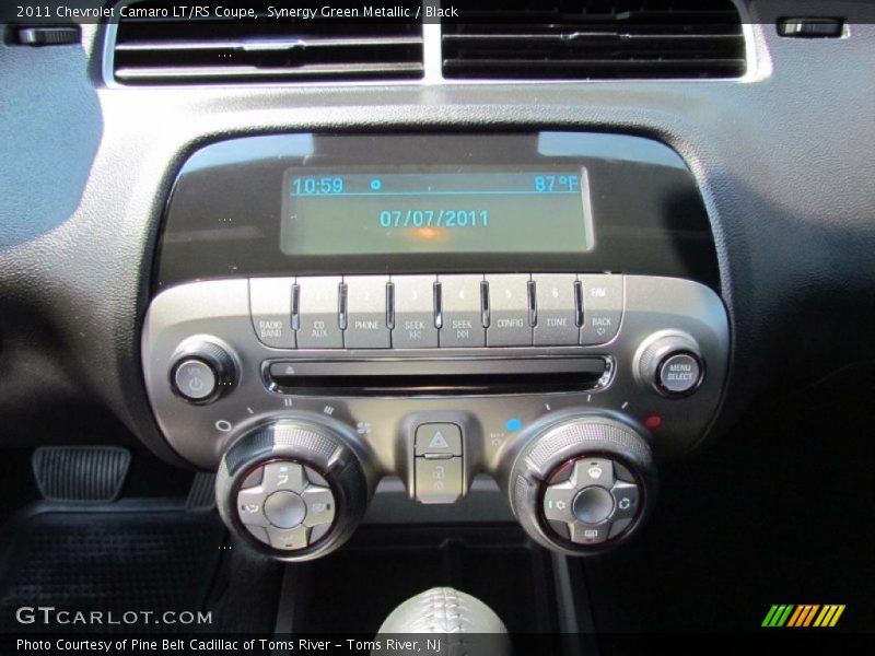 Synergy Green Metallic / Black 2011 Chevrolet Camaro LT/RS Coupe