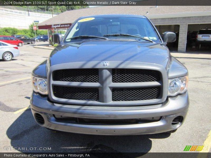 Graphite Metallic / Dark Slate Gray 2004 Dodge Ram 1500 SLT Sport Quad Cab 4x4