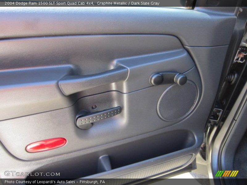 Graphite Metallic / Dark Slate Gray 2004 Dodge Ram 1500 SLT Sport Quad Cab 4x4