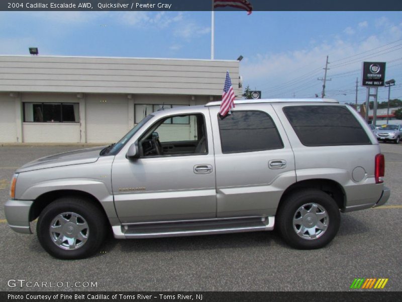 Quicksilver / Pewter Gray 2004 Cadillac Escalade AWD