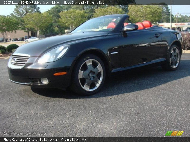 Black Diamond / Pimento Red 2005 Lexus SC 430 Pebble Beach Edition