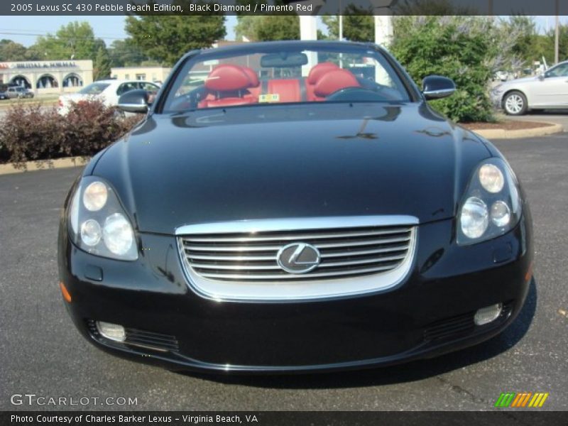 Black Diamond / Pimento Red 2005 Lexus SC 430 Pebble Beach Edition