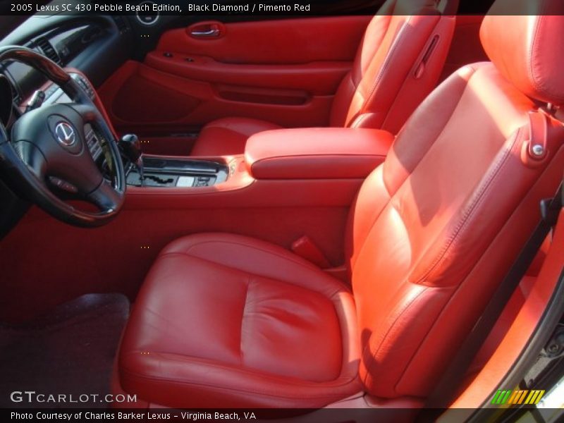 Black Diamond / Pimento Red 2005 Lexus SC 430 Pebble Beach Edition