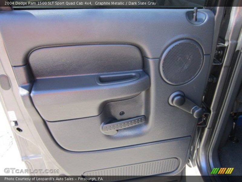 Graphite Metallic / Dark Slate Gray 2004 Dodge Ram 1500 SLT Sport Quad Cab 4x4