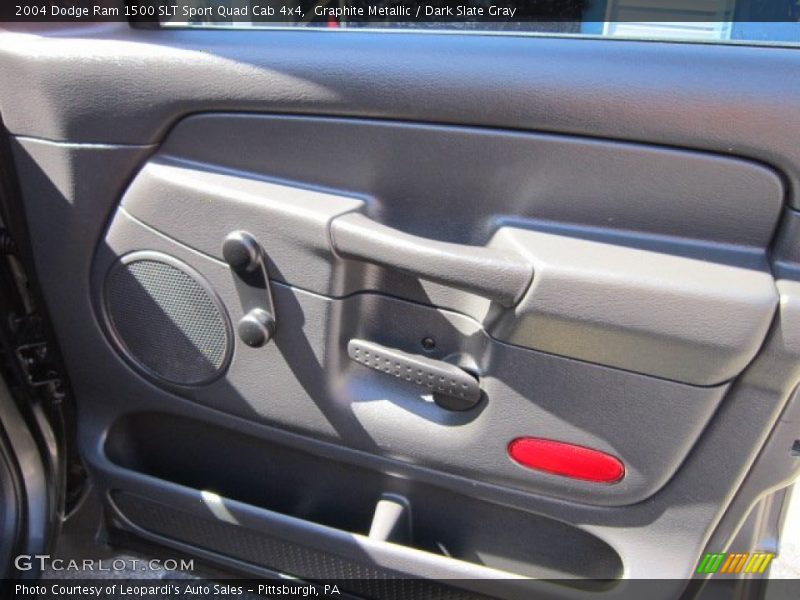 Graphite Metallic / Dark Slate Gray 2004 Dodge Ram 1500 SLT Sport Quad Cab 4x4