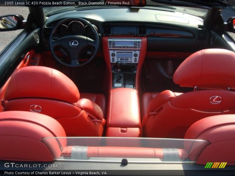 Black Diamond / Pimento Red 2005 Lexus SC 430 Pebble Beach Edition