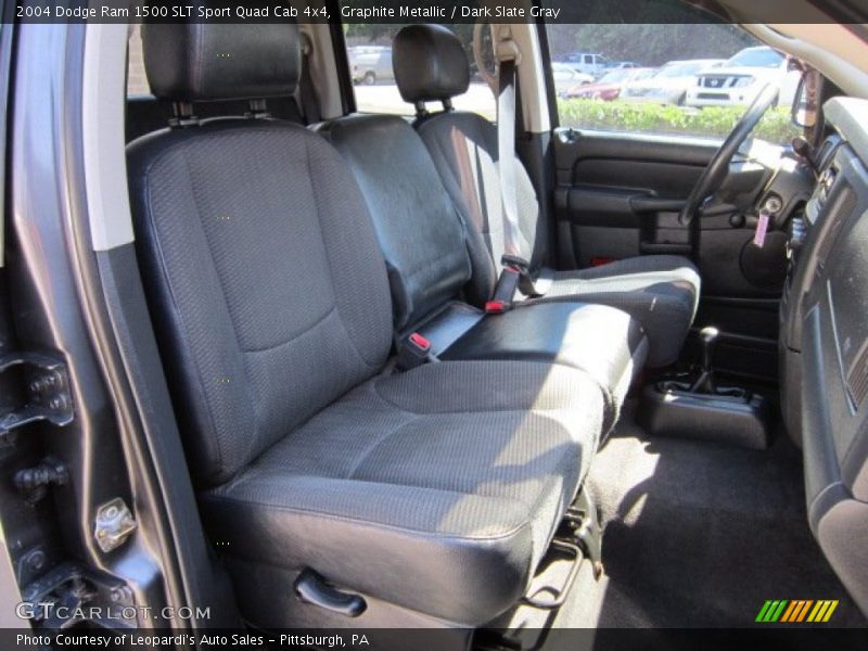 Graphite Metallic / Dark Slate Gray 2004 Dodge Ram 1500 SLT Sport Quad Cab 4x4