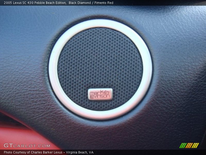 Black Diamond / Pimento Red 2005 Lexus SC 430 Pebble Beach Edition