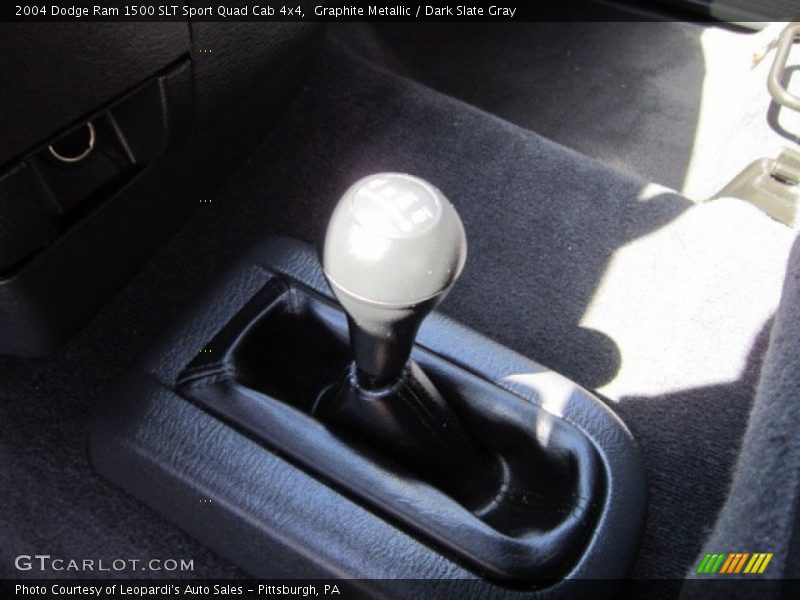 Graphite Metallic / Dark Slate Gray 2004 Dodge Ram 1500 SLT Sport Quad Cab 4x4