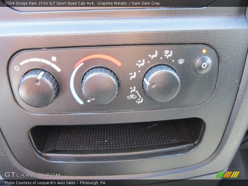 Graphite Metallic / Dark Slate Gray 2004 Dodge Ram 1500 SLT Sport Quad Cab 4x4
