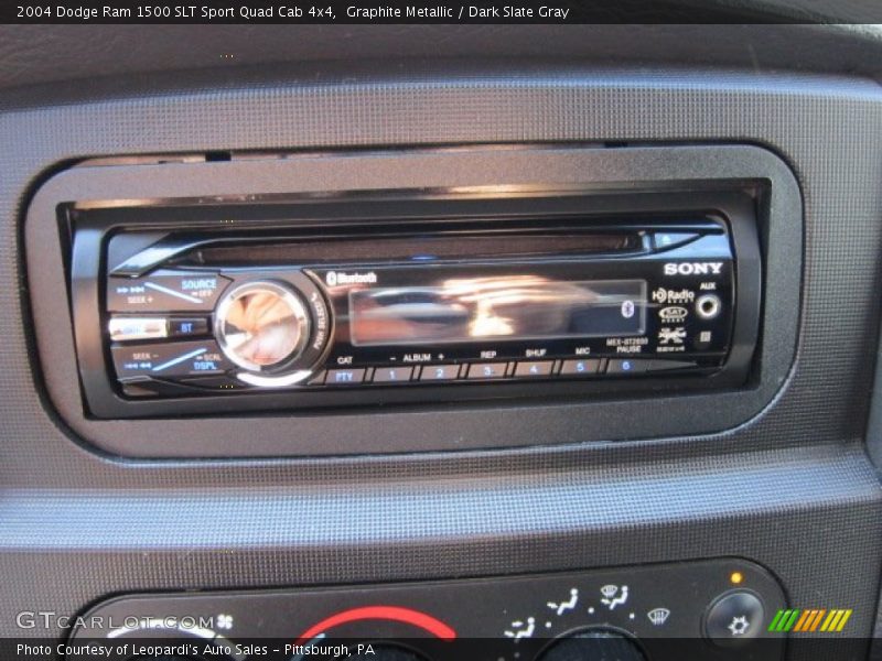 Graphite Metallic / Dark Slate Gray 2004 Dodge Ram 1500 SLT Sport Quad Cab 4x4