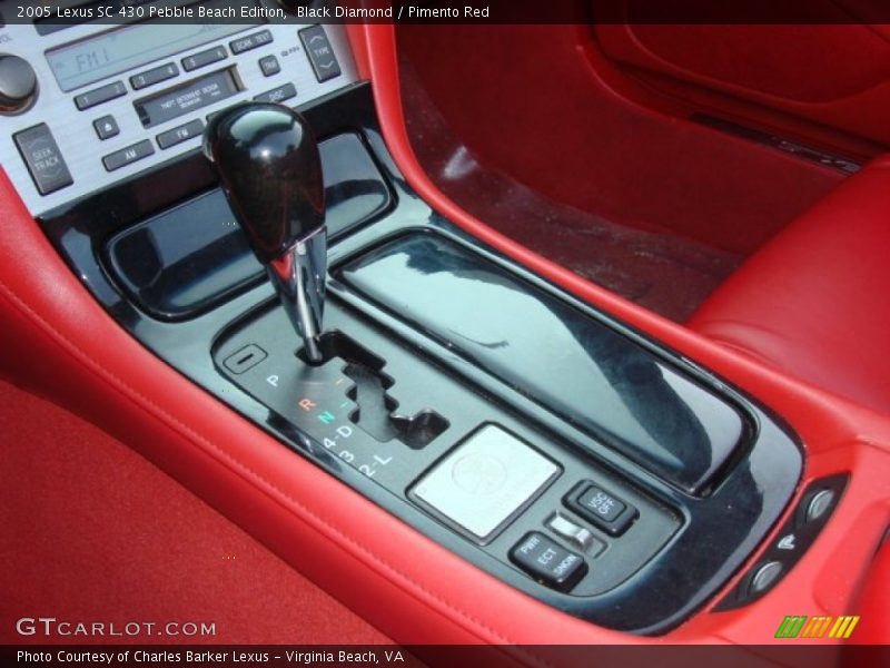 Black Diamond / Pimento Red 2005 Lexus SC 430 Pebble Beach Edition
