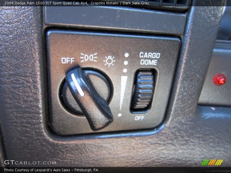 Graphite Metallic / Dark Slate Gray 2004 Dodge Ram 1500 SLT Sport Quad Cab 4x4