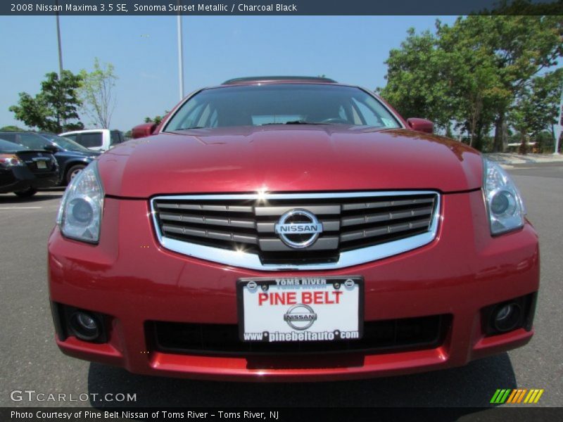 Sonoma Sunset Metallic / Charcoal Black 2008 Nissan Maxima 3.5 SE