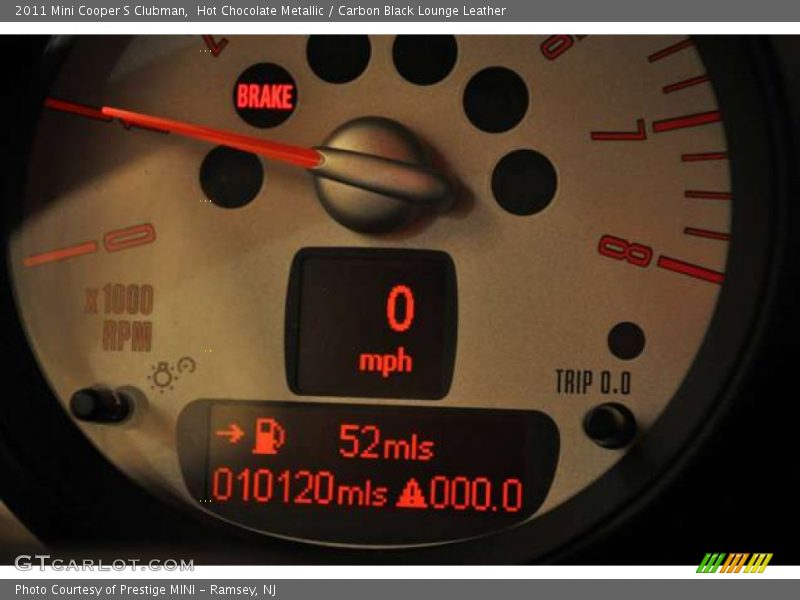 Hot Chocolate Metallic / Carbon Black Lounge Leather 2011 Mini Cooper S Clubman
