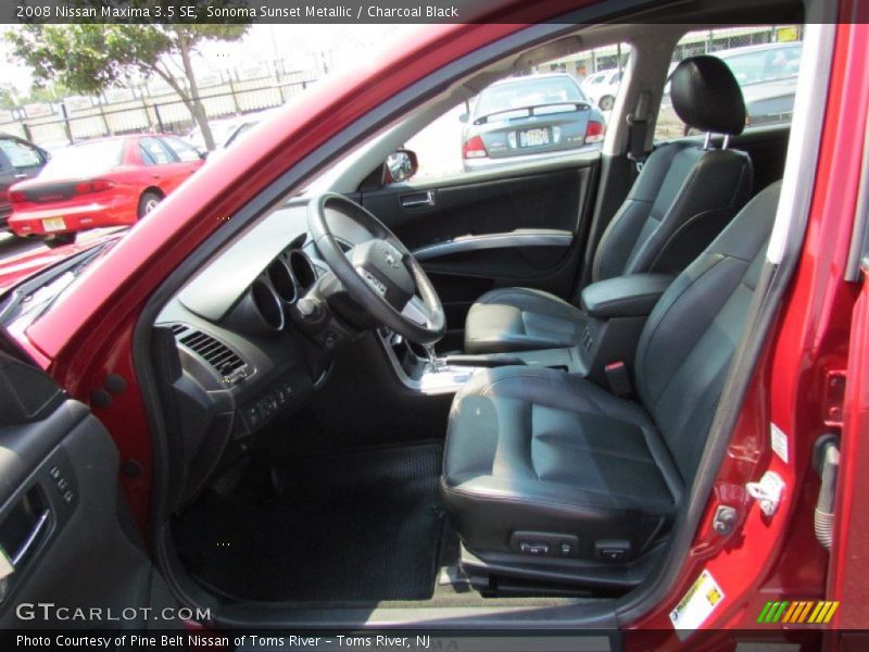 Sonoma Sunset Metallic / Charcoal Black 2008 Nissan Maxima 3.5 SE
