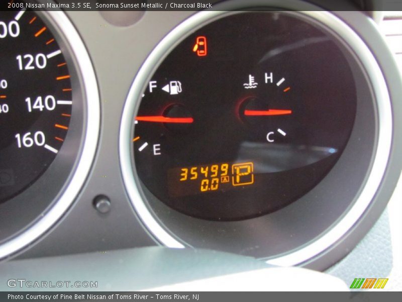 Sonoma Sunset Metallic / Charcoal Black 2008 Nissan Maxima 3.5 SE