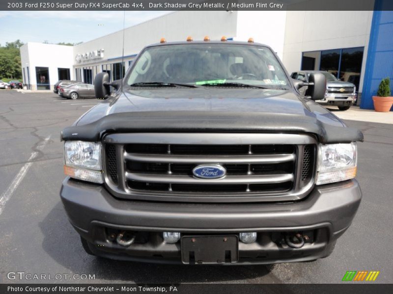 Dark Shadow Grey Metallic / Medium Flint Grey 2003 Ford F250 Super Duty FX4 SuperCab 4x4