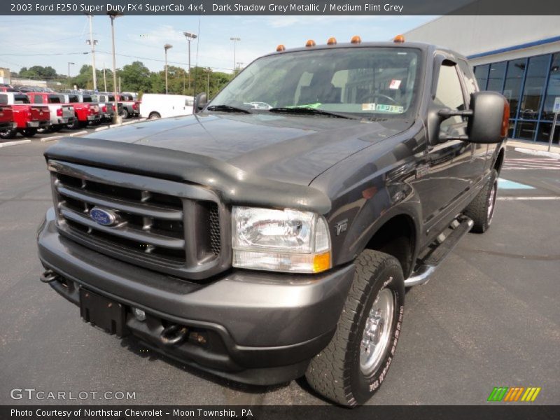 Dark Shadow Grey Metallic / Medium Flint Grey 2003 Ford F250 Super Duty FX4 SuperCab 4x4