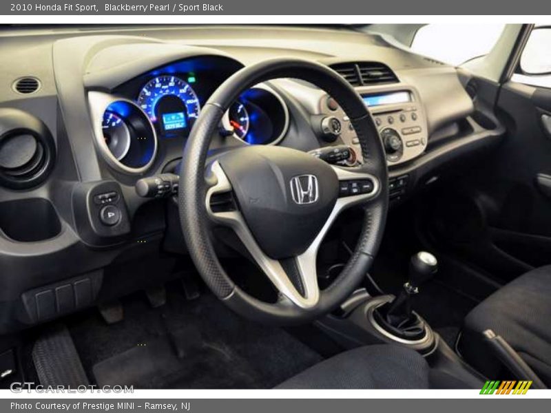 Dashboard of 2010 Fit Sport