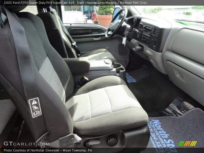  2003 F250 Super Duty FX4 SuperCab 4x4 Medium Flint Grey Interior