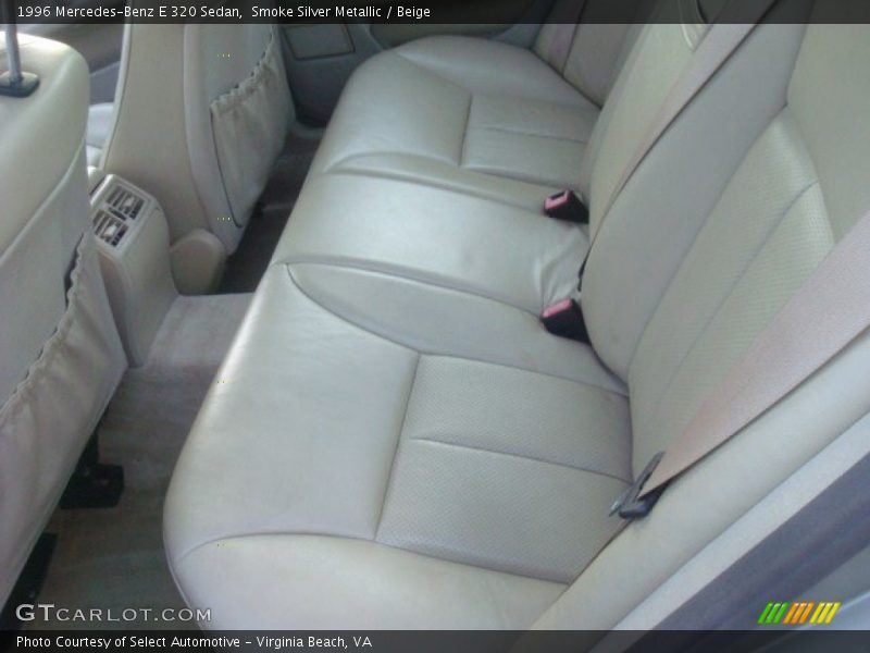 Smoke Silver Metallic / Beige 1996 Mercedes-Benz E 320 Sedan