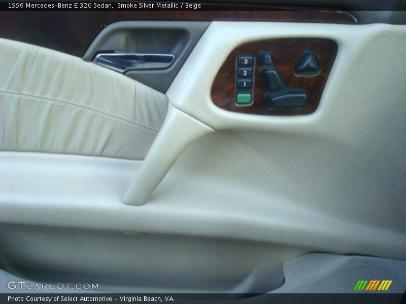 Smoke Silver Metallic / Beige 1996 Mercedes-Benz E 320 Sedan