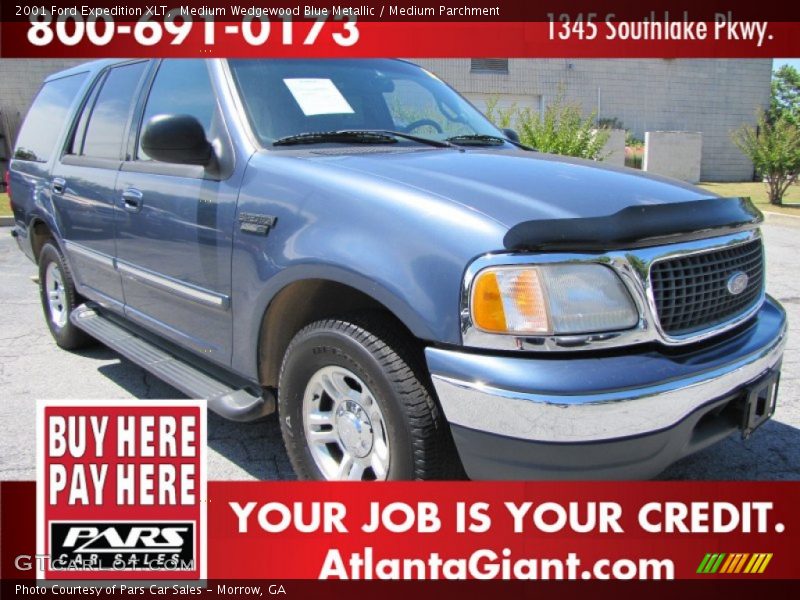 Medium Wedgewood Blue Metallic / Medium Parchment 2001 Ford Expedition XLT