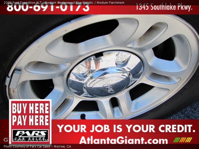 Medium Wedgewood Blue Metallic / Medium Parchment 2001 Ford Expedition XLT